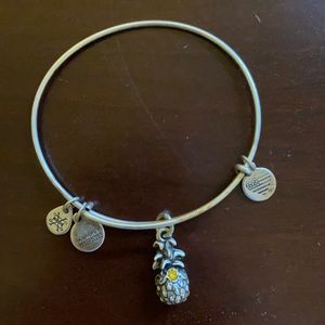 Alex and Ani pineapple with Swarovski Crystal